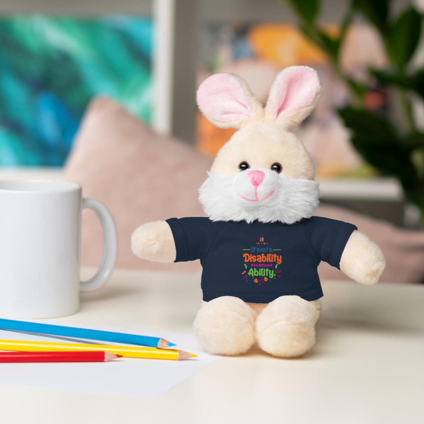 It's a Different Ability Stuffed Animals with Tee