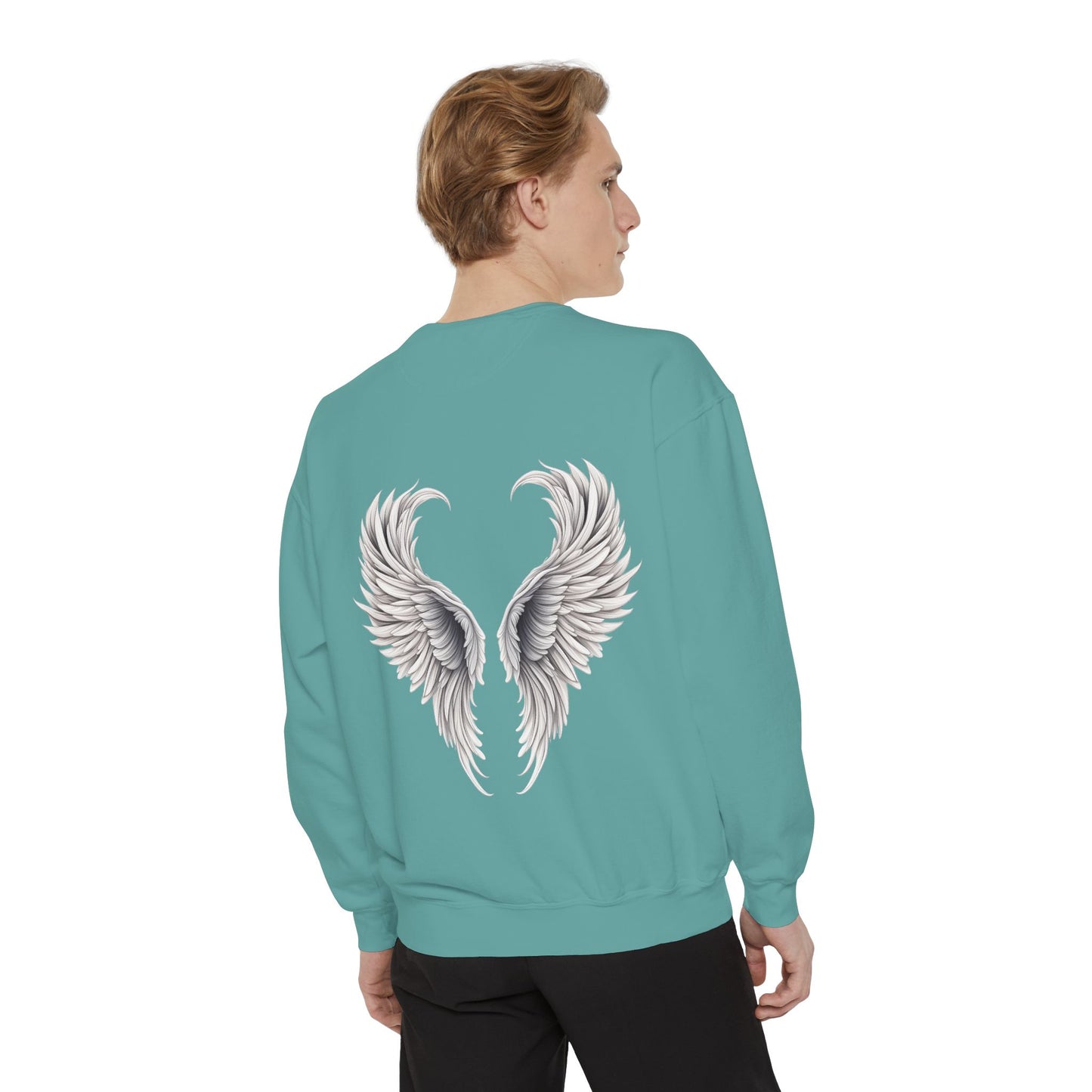 Angels on Earth are Disguised as Special Education Teachers Unisex Garment-Dyed Sweatshirt