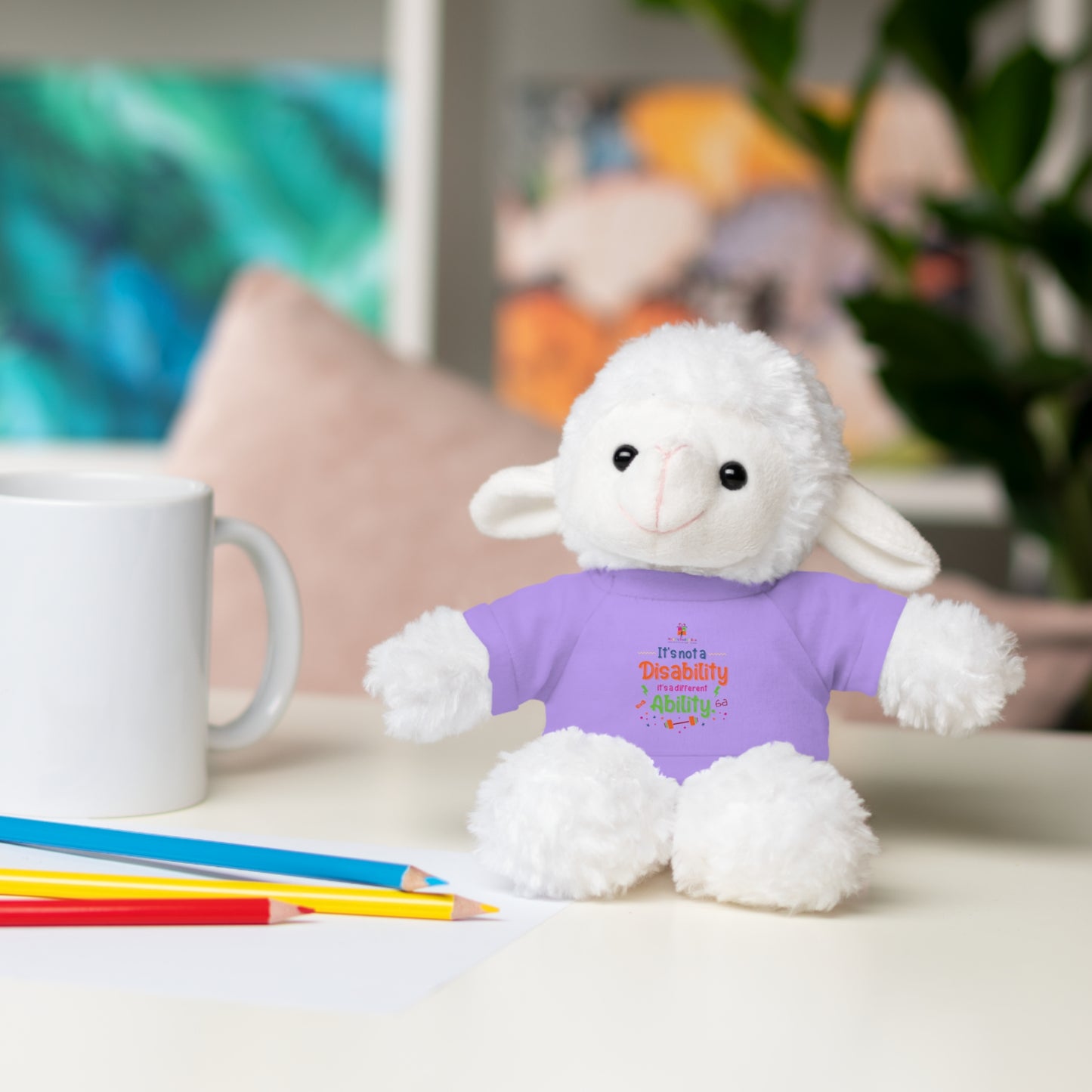 It's a Different Ability Stuffed Animals with Tee