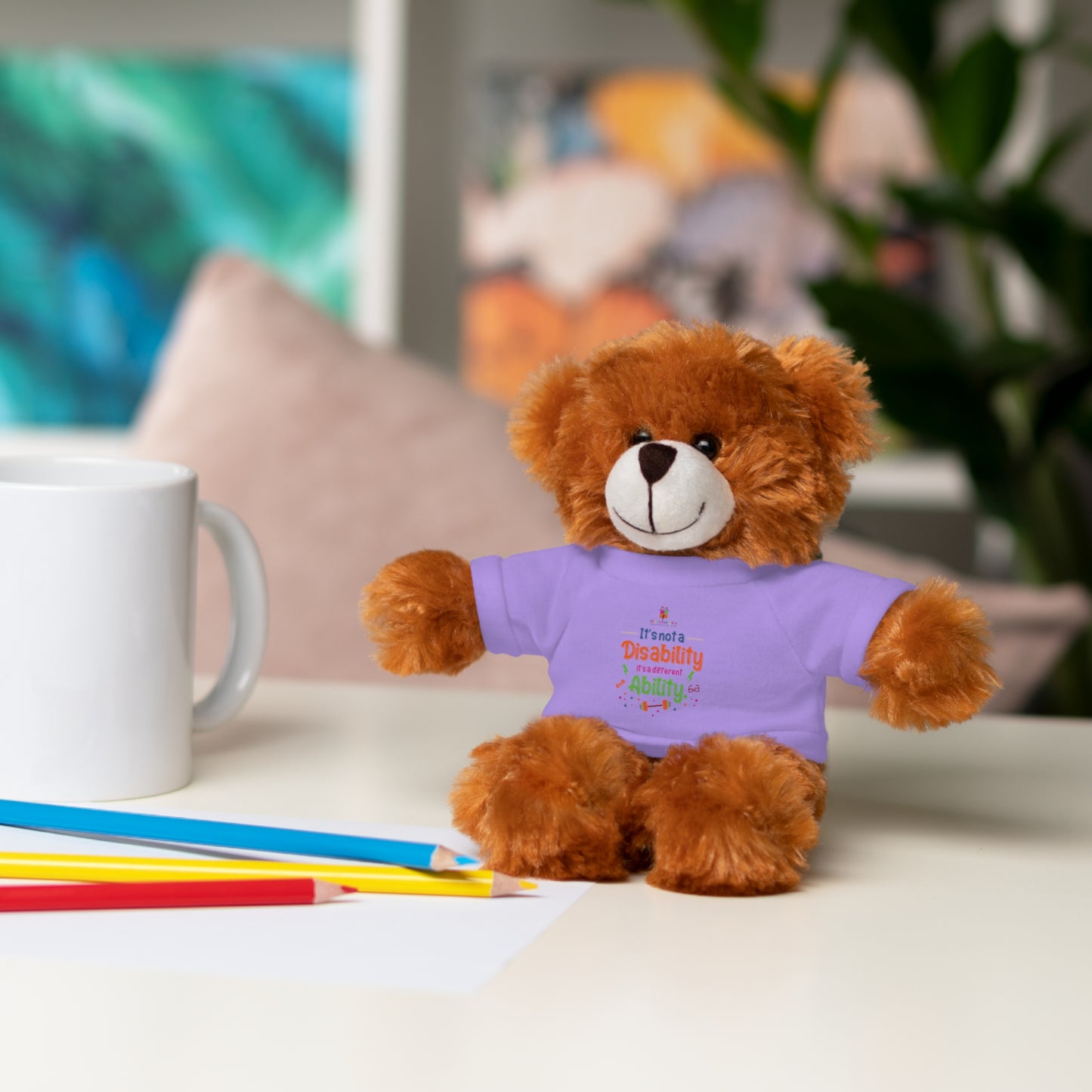 It's a Different Ability Stuffed Animals with Tee