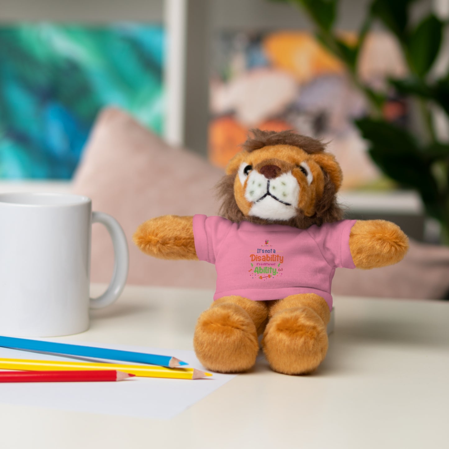 It's a Different Ability Stuffed Animals with Tee