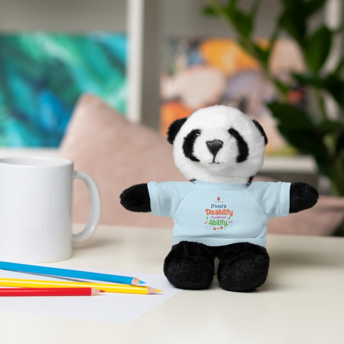 It's a Different Ability Stuffed Animals with Tee