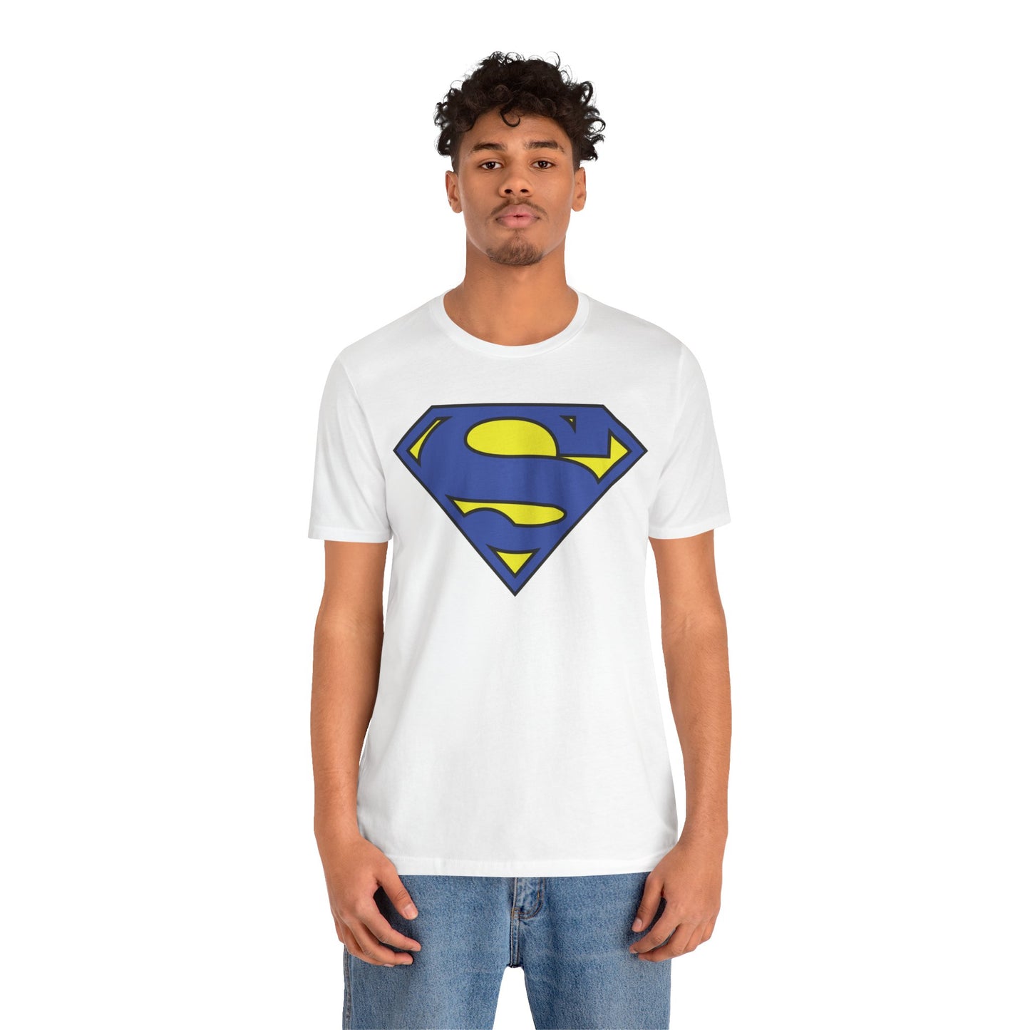 Down Syndrome Awareness Superman Tee: Super Strength, Super Pride - Unisex Jersey Short Sleeve Tee