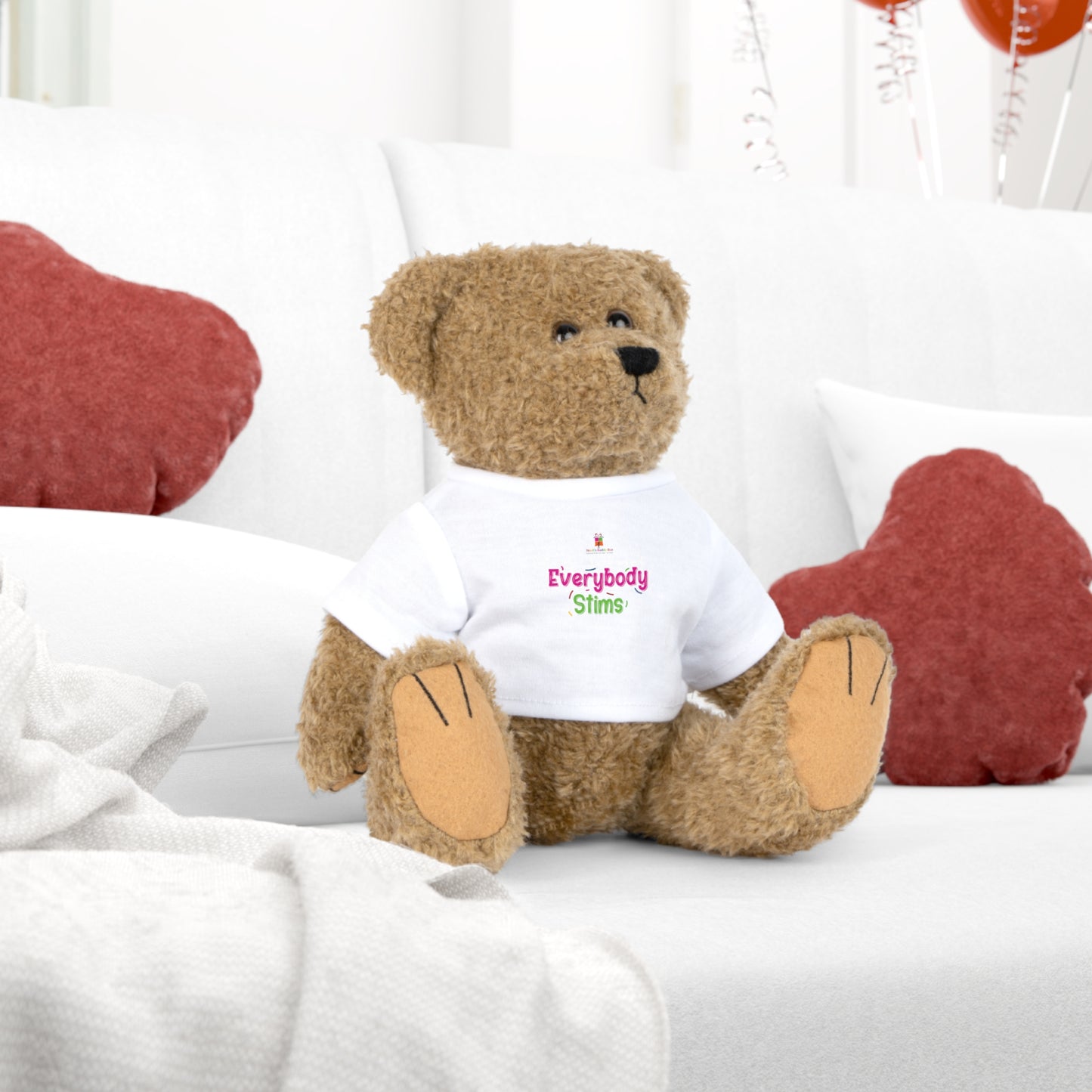 Plush Toy with Everybody Stims T-Shirt