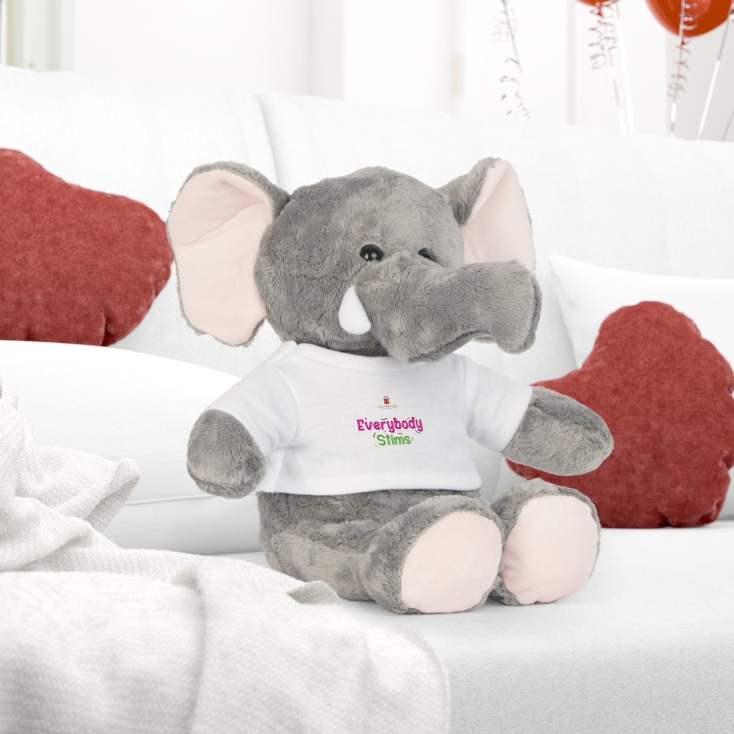 Plush Toy with Everybody Stims T-Shirt