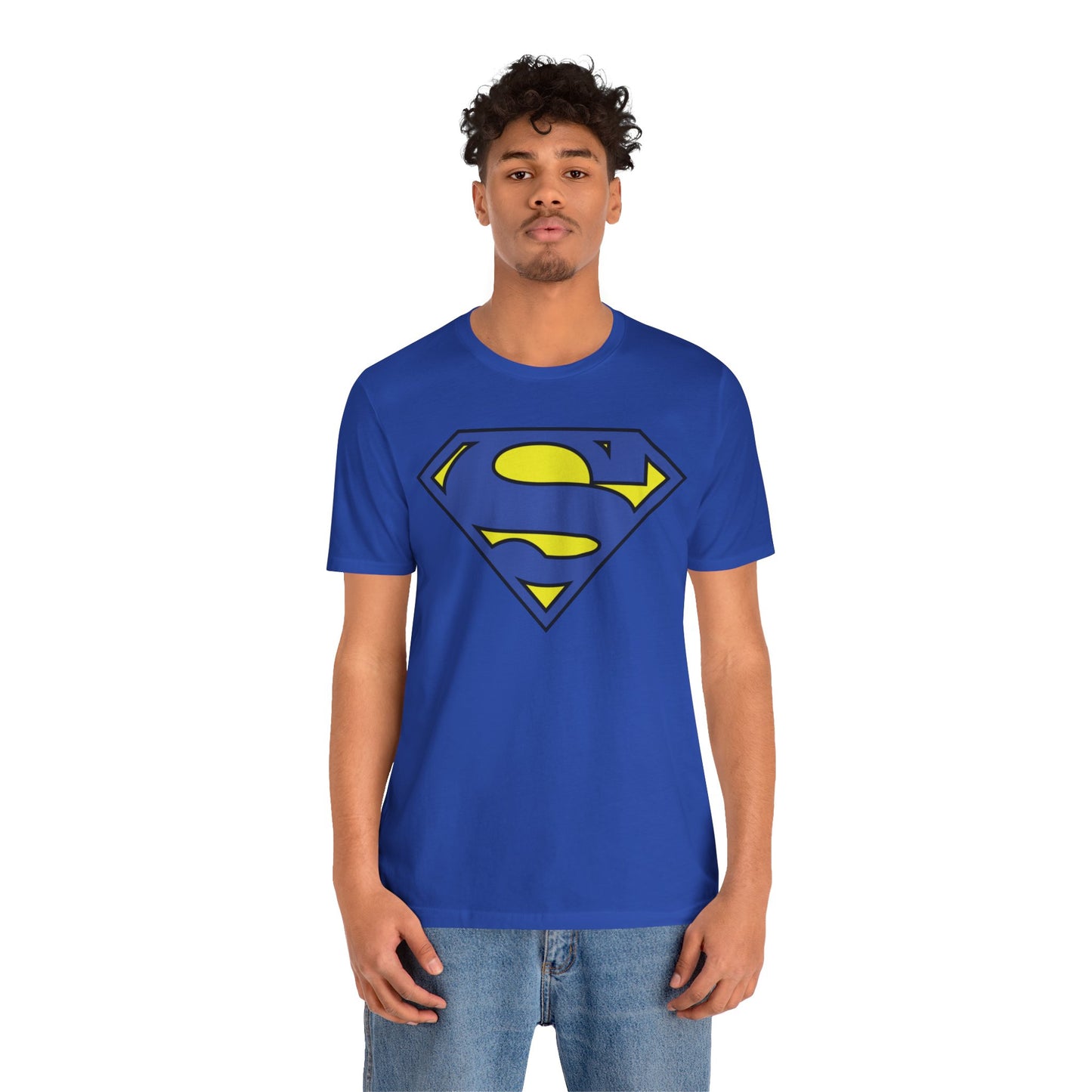 Down Syndrome Awareness Superman Tee: Super Strength, Super Pride - Unisex Jersey Short Sleeve Tee