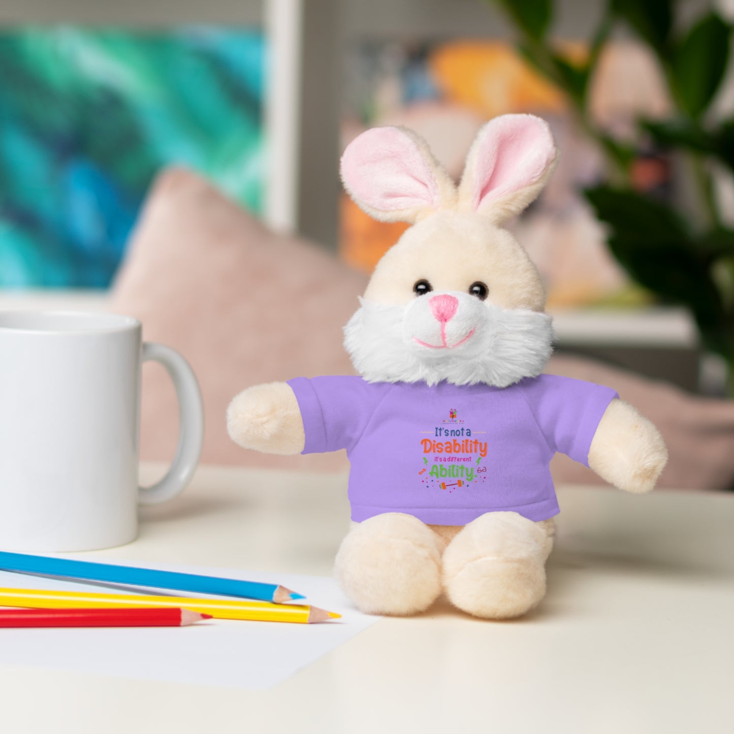 It's a Different Ability Stuffed Animals with Tee