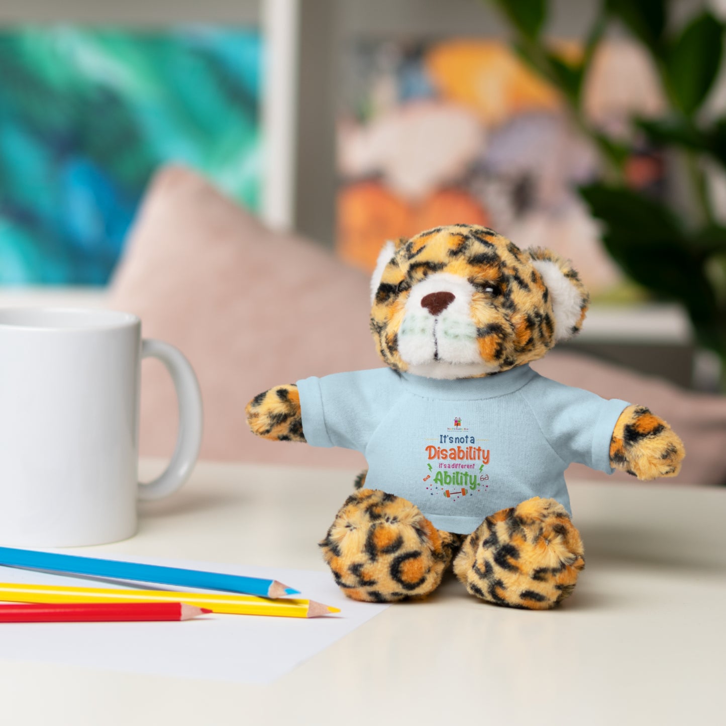 It's a Different Ability Stuffed Animals with Tee