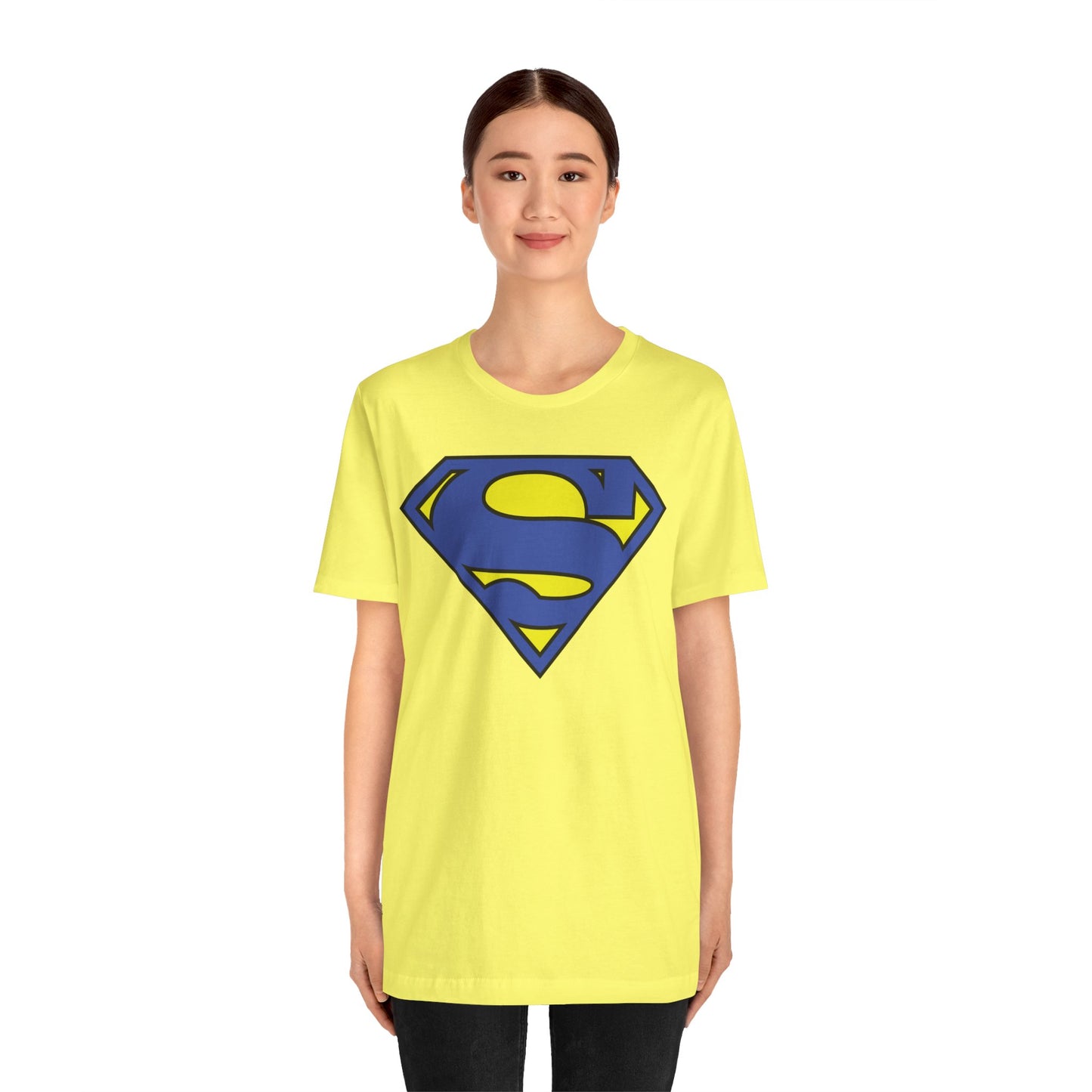 Down Syndrome Awareness Superman Tee: Super Strength, Super Pride - Unisex Jersey Short Sleeve Tee