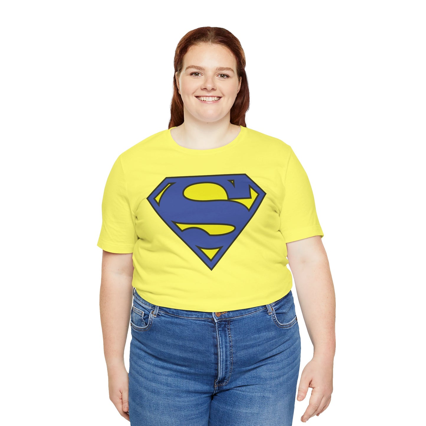 Down Syndrome Awareness Superman Tee: Super Strength, Super Pride - Unisex Jersey Short Sleeve Tee