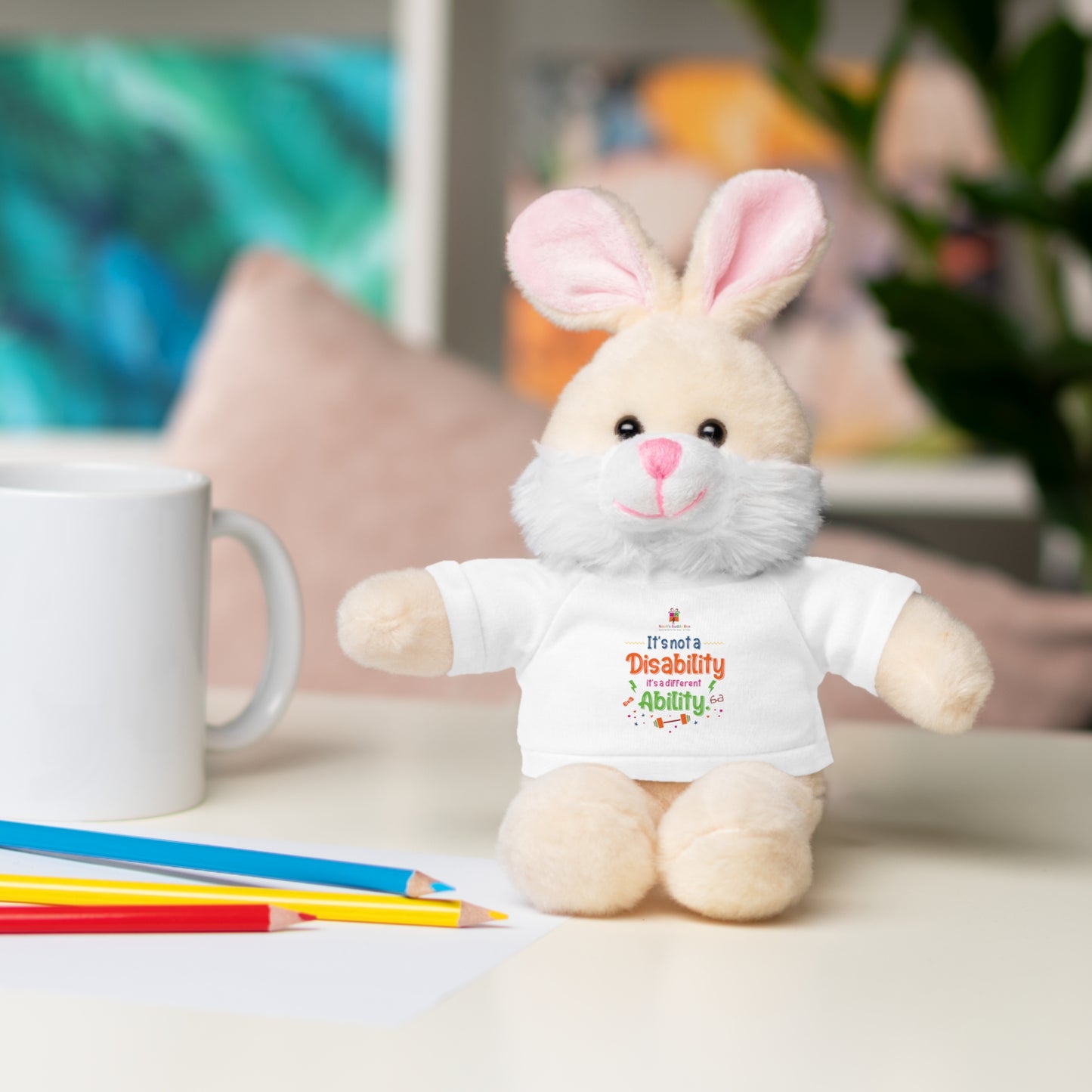 It's a Different Ability Stuffed Animals with Tee