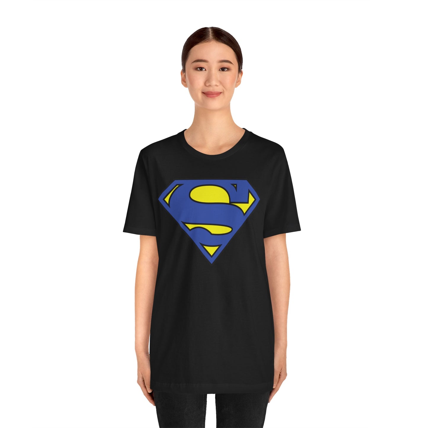 Down Syndrome Awareness Superman Tee: Super Strength, Super Pride - Unisex Jersey Short Sleeve Tee