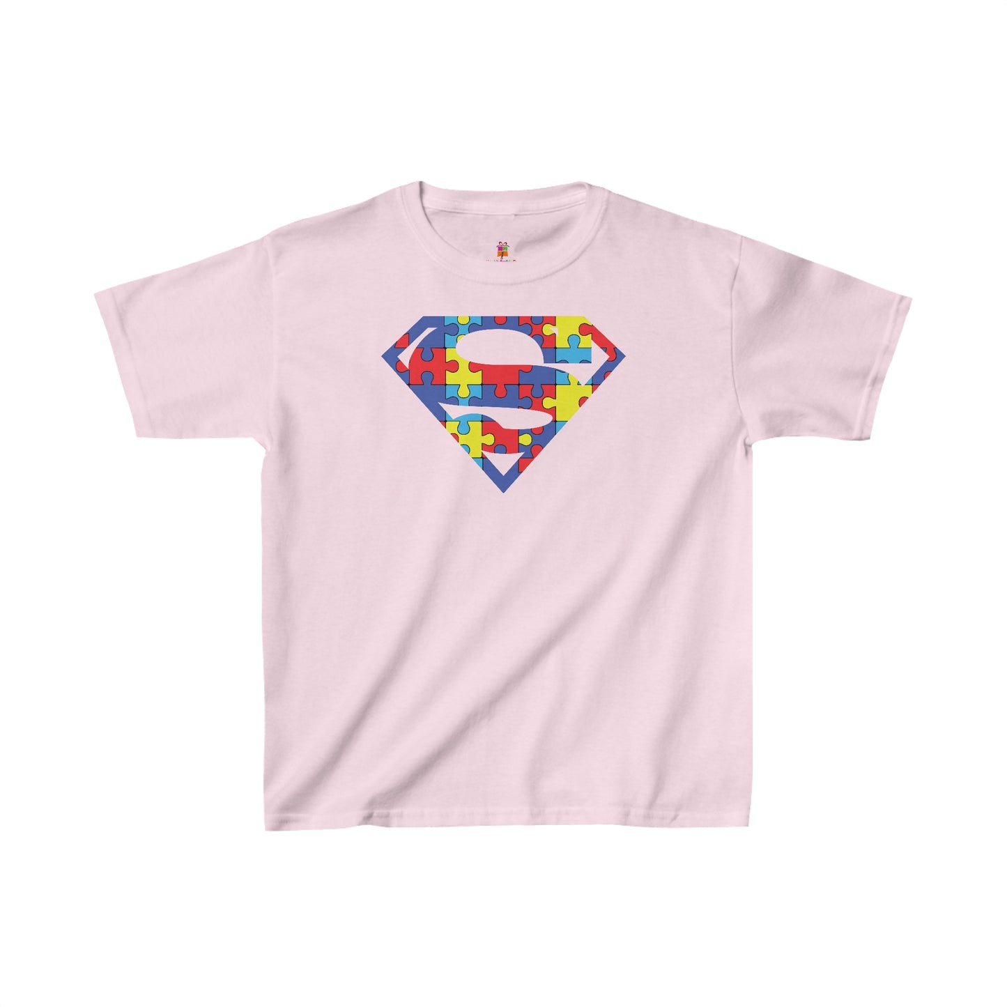 Autism Awareness Superman Tee: Embrace Your Super Strength - Kids Heavy Cotton™ Tee