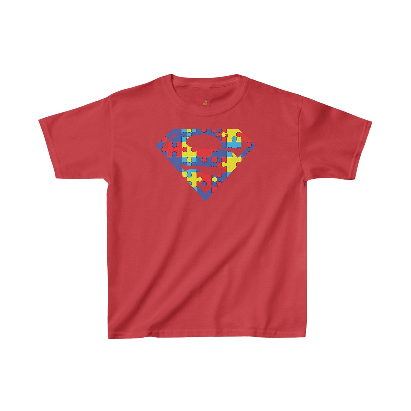 Autism Awareness Superman Tee: Embrace Your Super Strength - Kids Heavy Cotton™ Tee