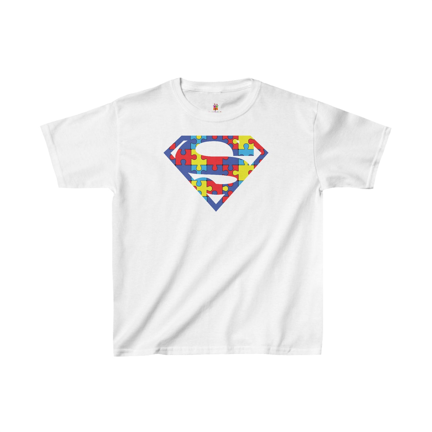 Autism Awareness Superman Tee: Embrace Your Super Strength - Kids Heavy Cotton™ Tee