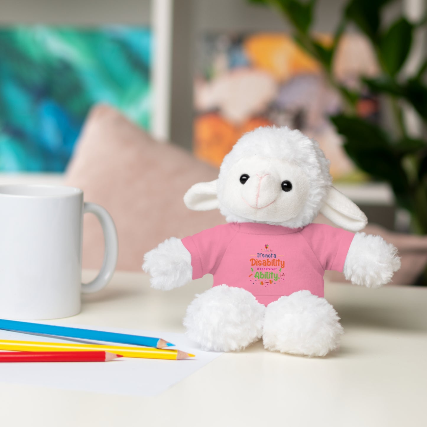 It's a Different Ability Stuffed Animals with Tee