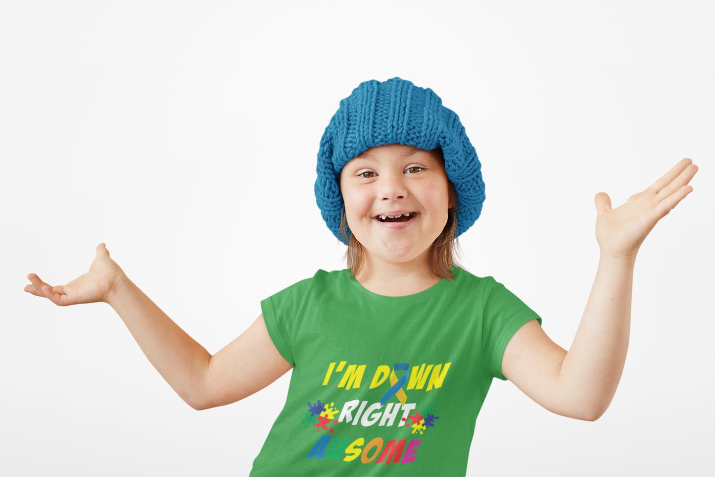 Iโm Down Right Ausome Kids Tee ๐๐โค๏ธ