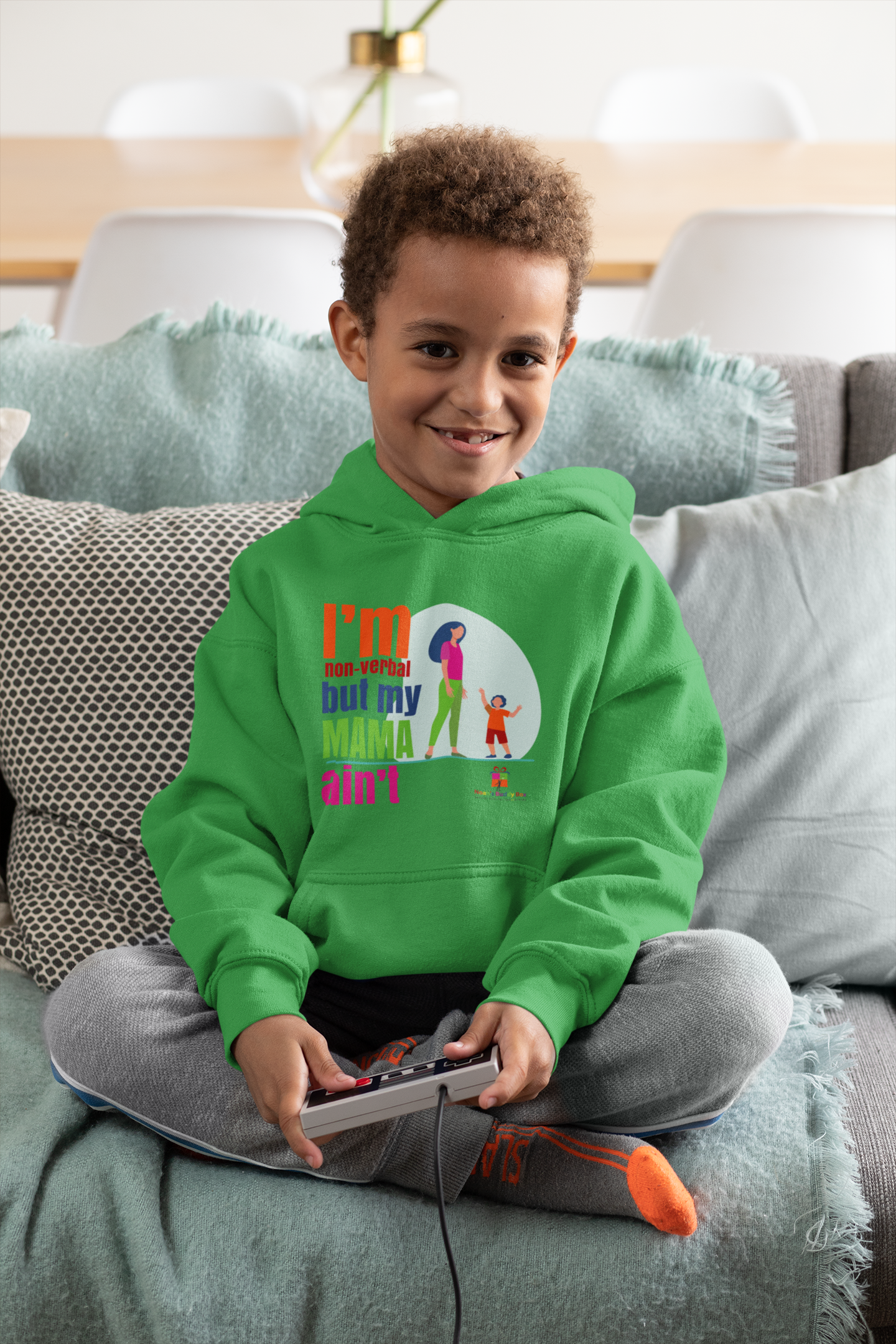 I’m Non-Verbal But My Mama Ain’t Youth Hoodie