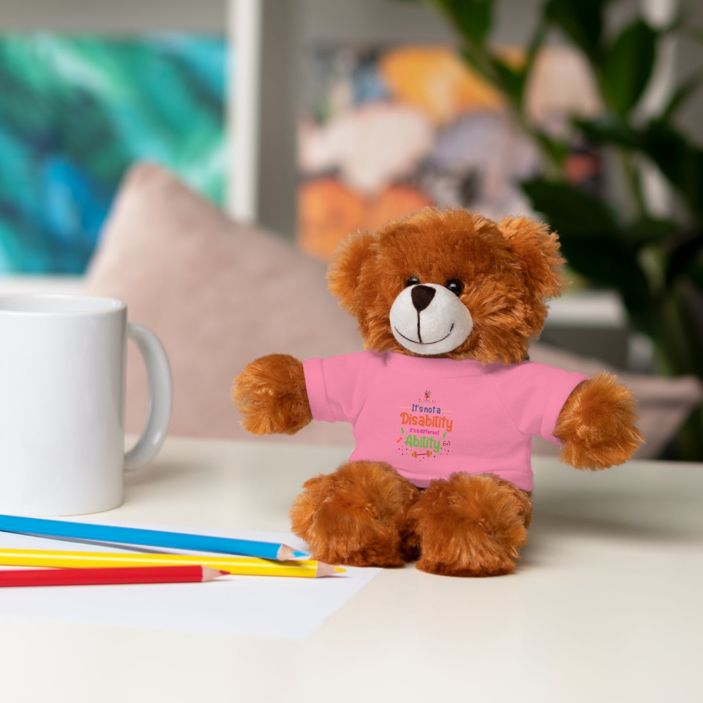 It's a Different Ability Stuffed Animals with Tee