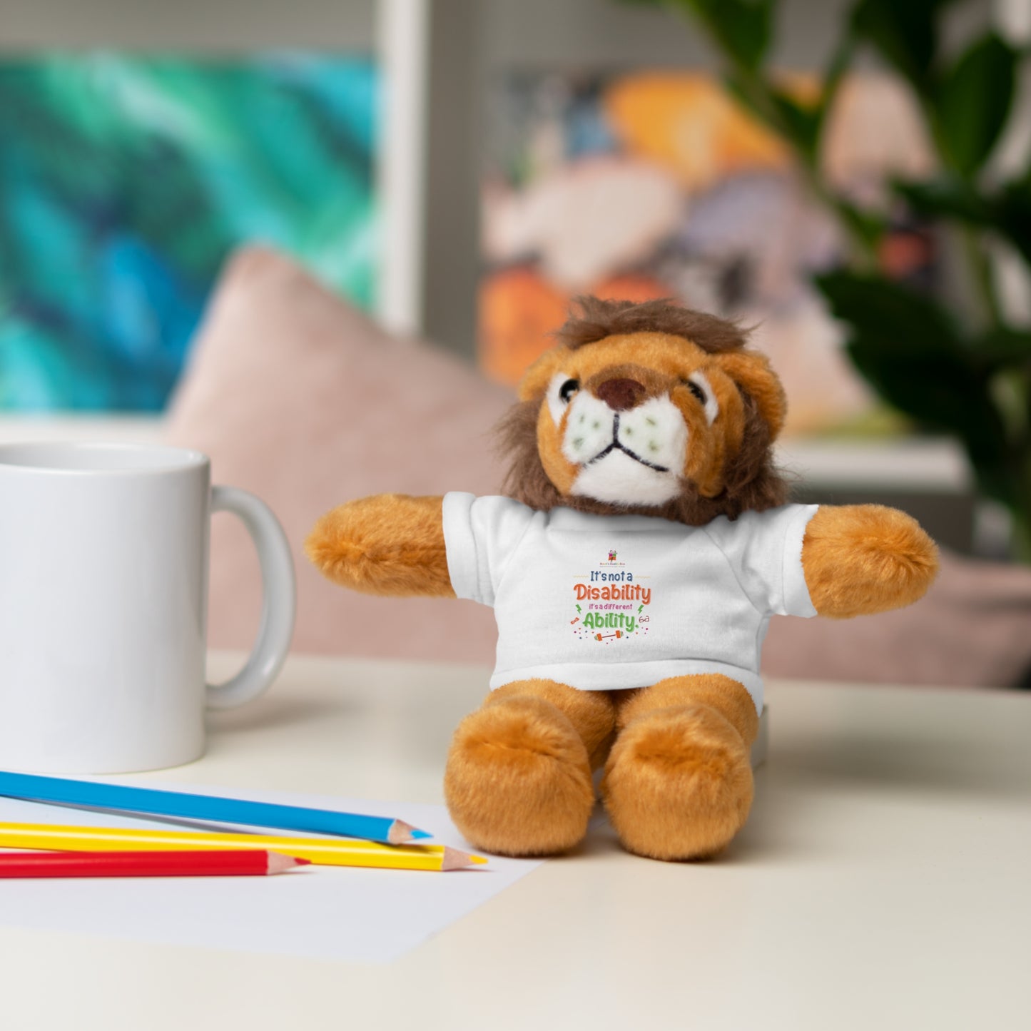 It's a Different Ability Stuffed Animals with Tee