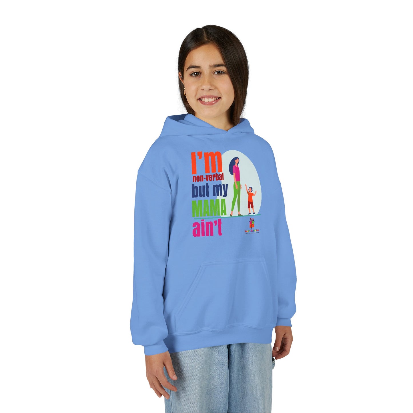 I’m Non-Verbal But My Mama Ain’t Youth Hoodie