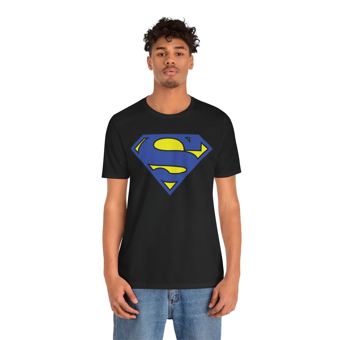 Down Syndrome Awareness Superman Tee: Super Strength, Super Pride - Unisex Jersey Short Sleeve Tee