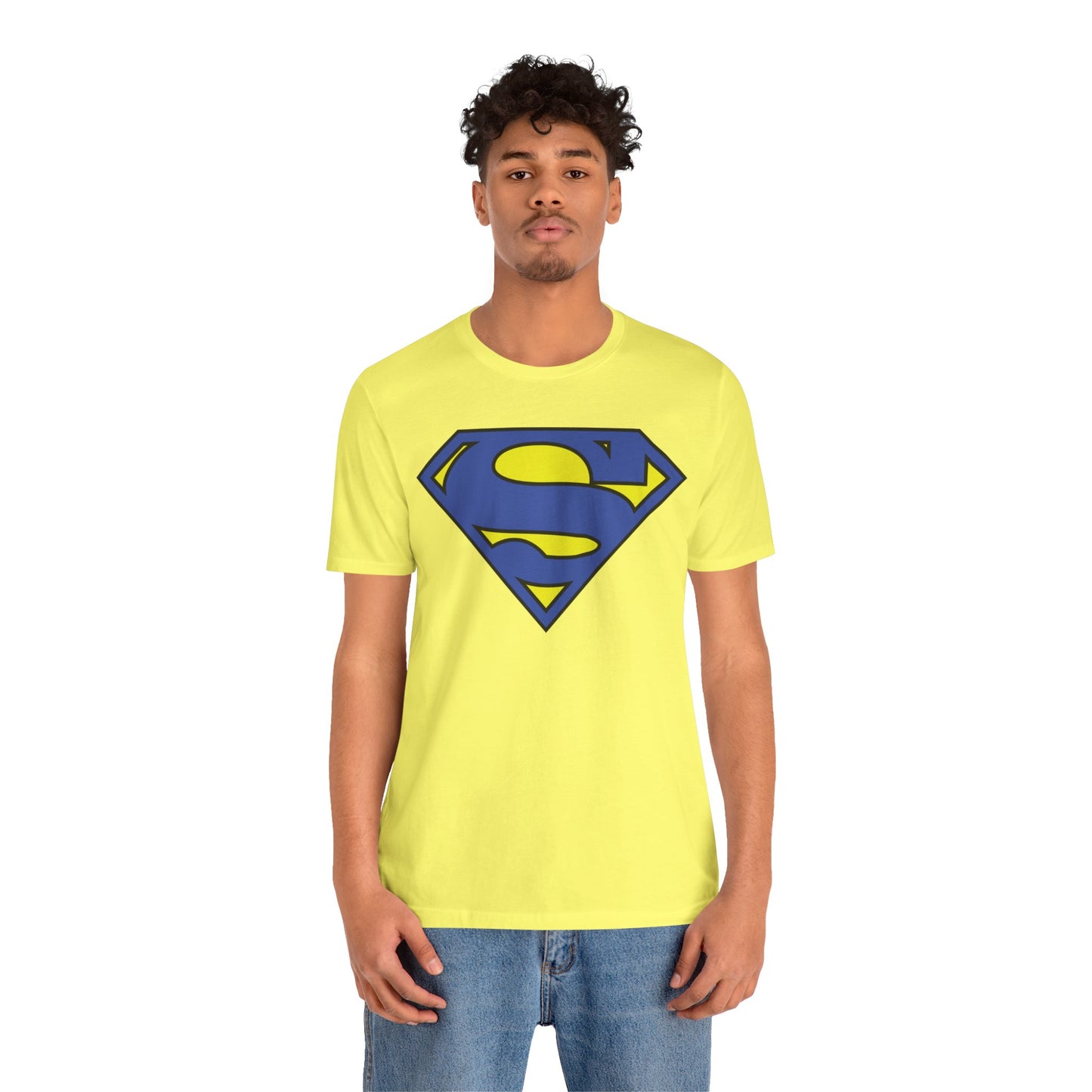 Down Syndrome Awareness Superman Tee: Super Strength, Super Pride - Unisex Jersey Short Sleeve Tee