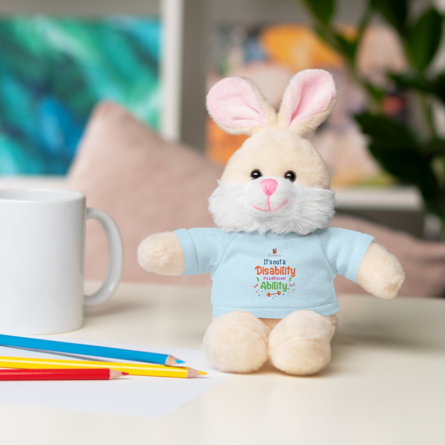 It's a Different Ability Stuffed Animals with Tee