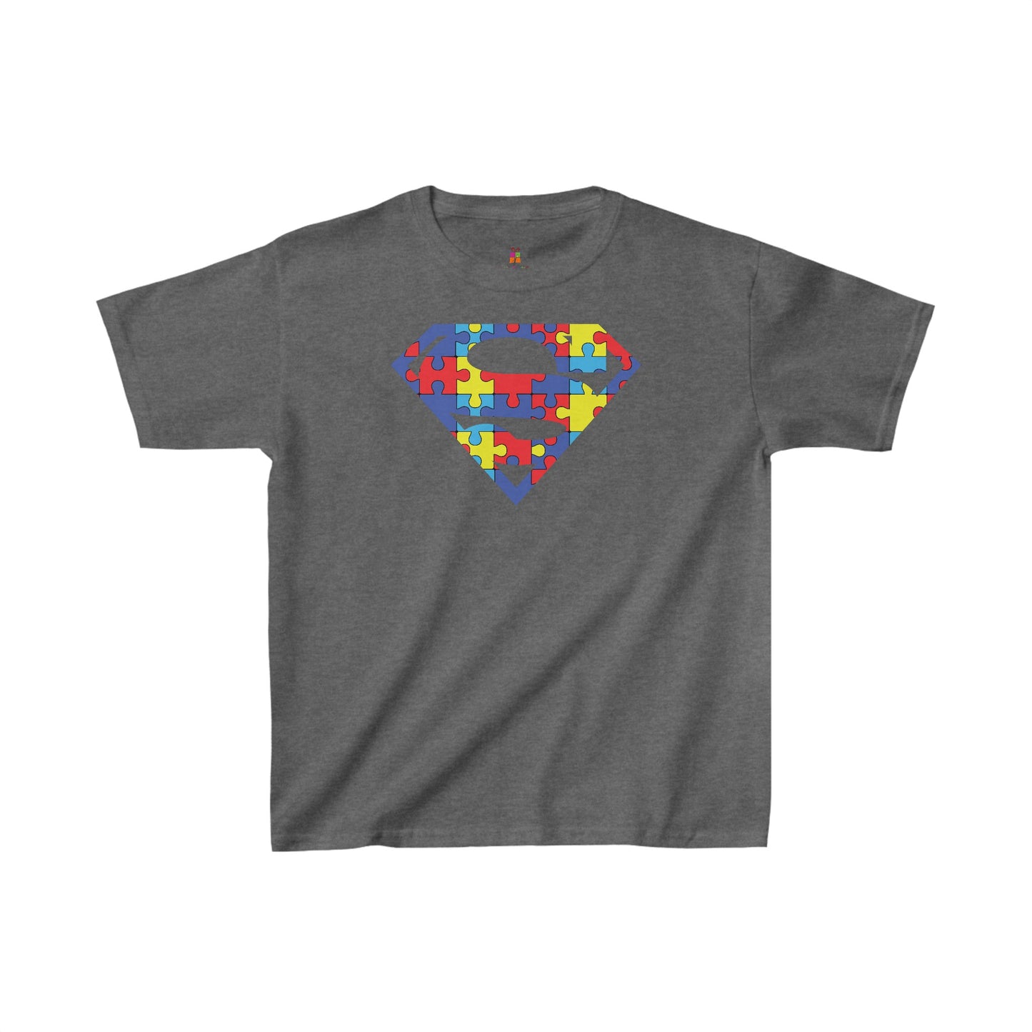 Autism Awareness Superman Tee: Embrace Your Super Strength - Kids Heavy Cotton™ Tee