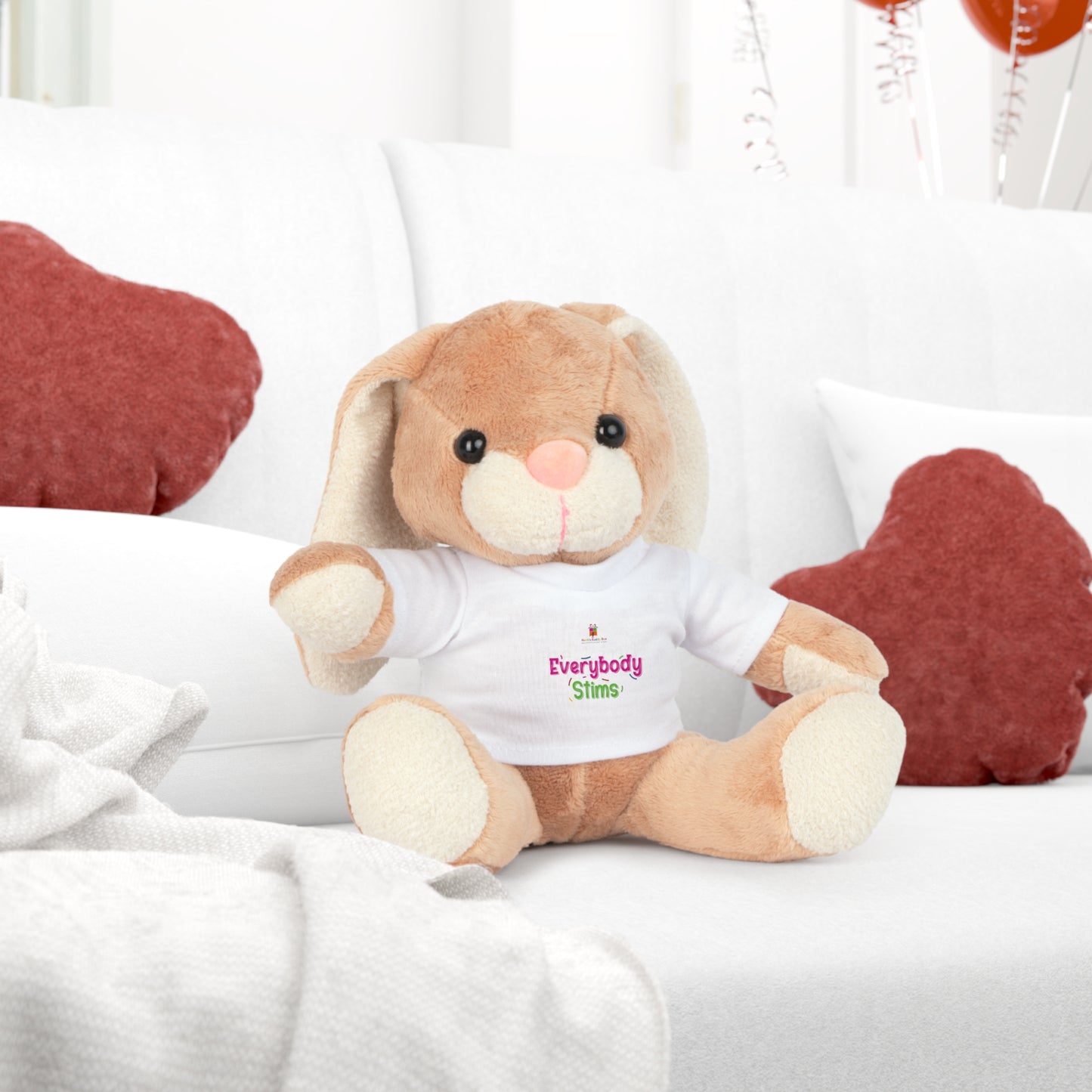 Plush Toy with Everybody Stims T-Shirt