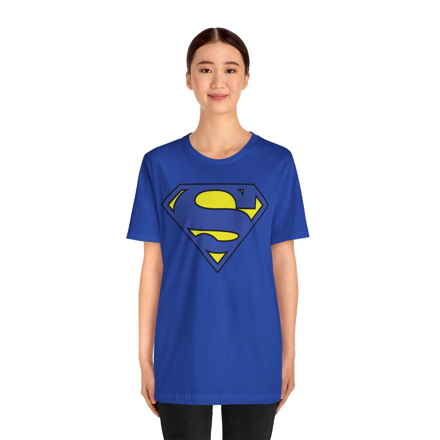 Down Syndrome Awareness Superman Tee: Super Strength, Super Pride - Unisex Jersey Short Sleeve Tee