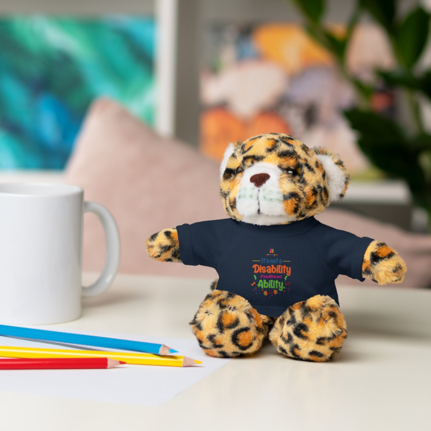 It's a Different Ability Stuffed Animals with Tee