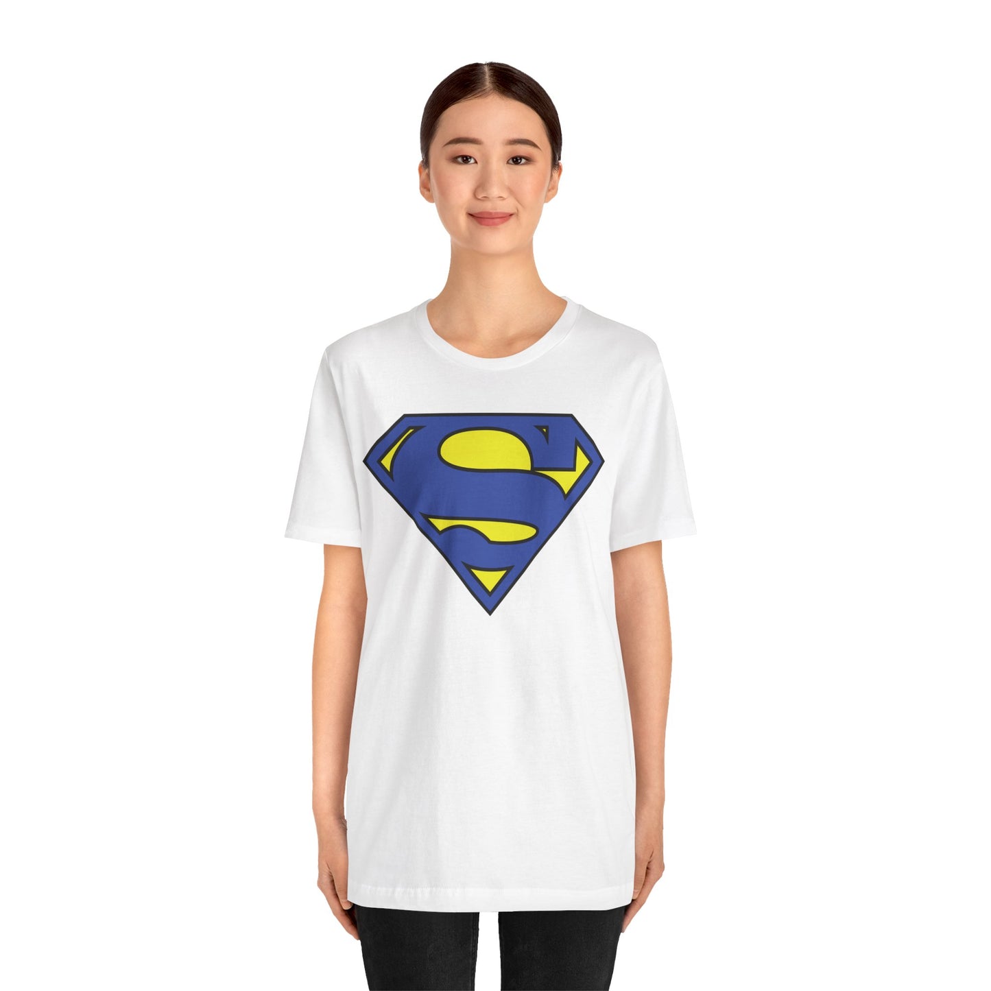 Down Syndrome Awareness Superman Tee: Super Strength, Super Pride - Unisex Jersey Short Sleeve Tee
