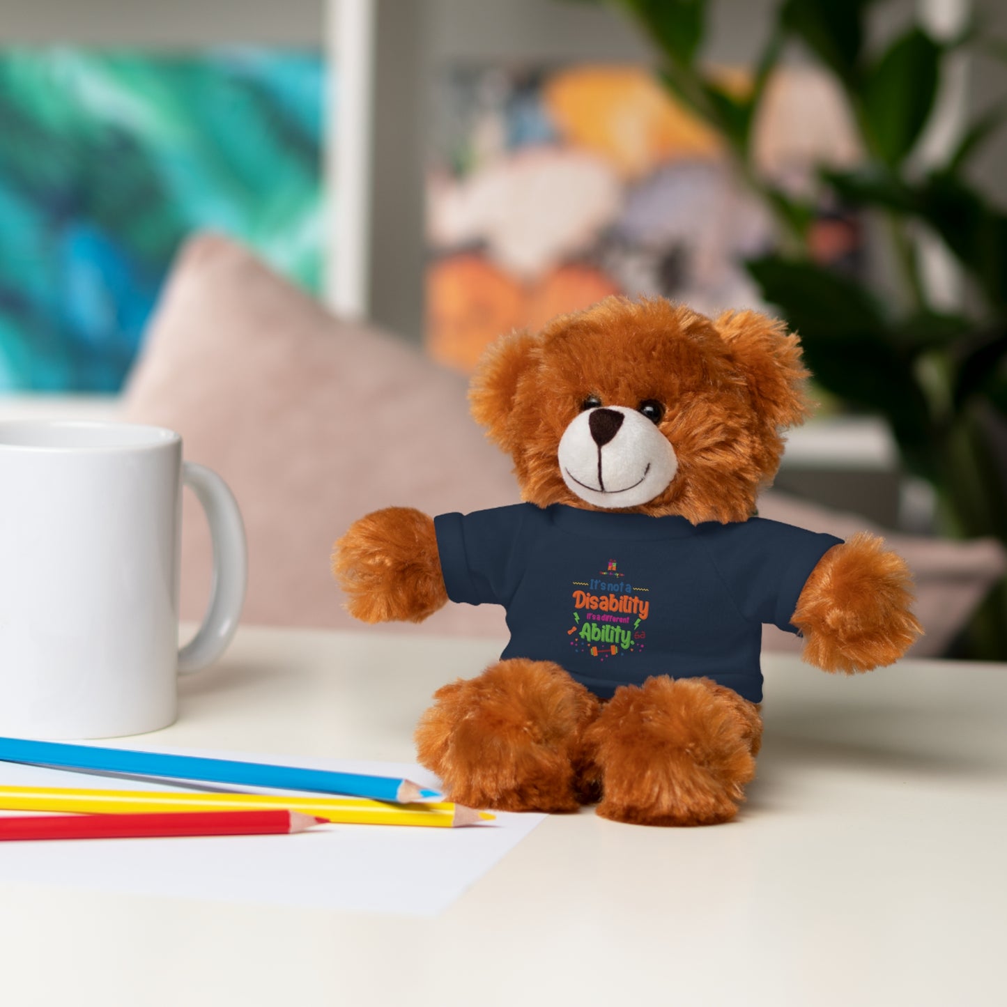 It's a Different Ability Stuffed Animals with Tee
