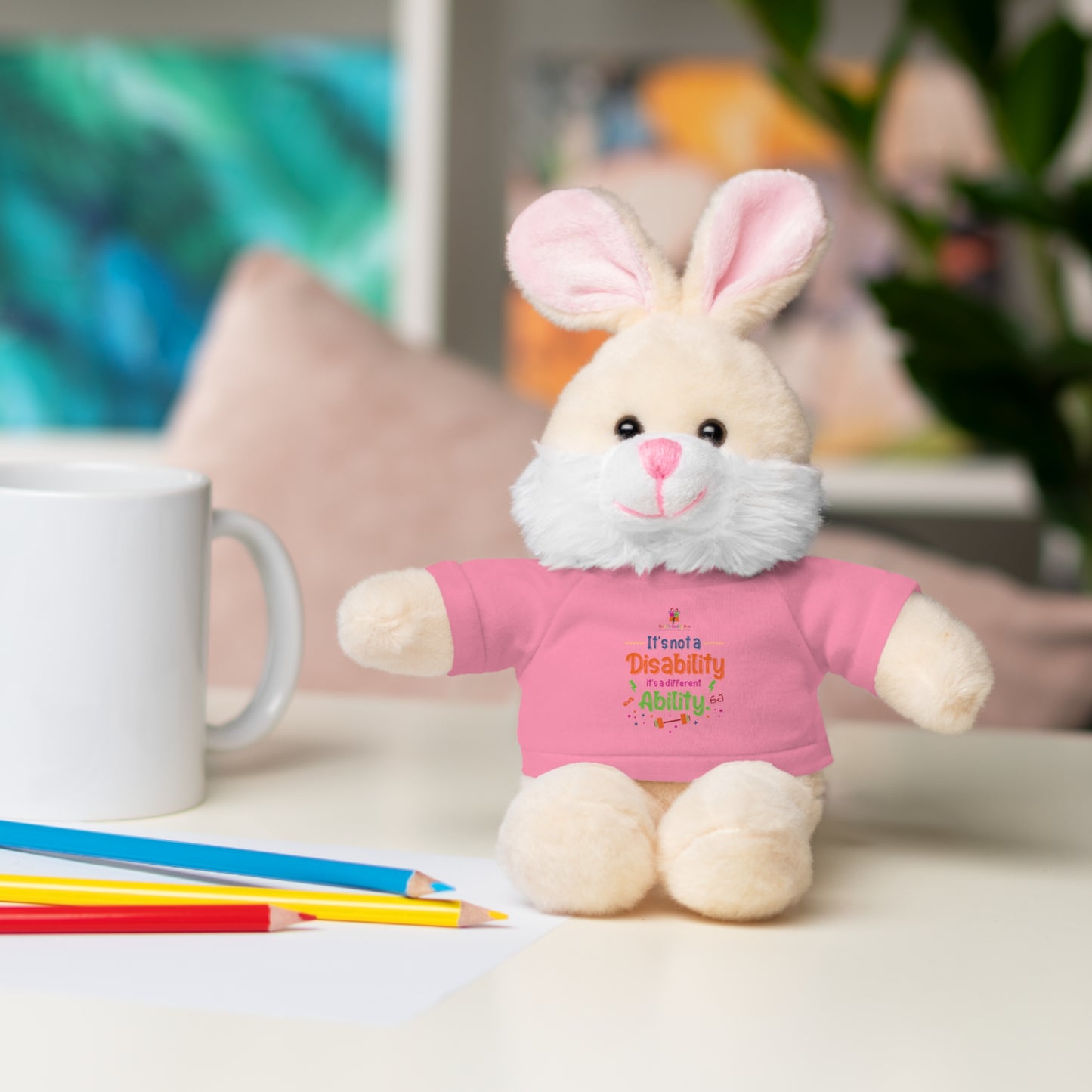 It's a Different Ability Stuffed Animals with Tee