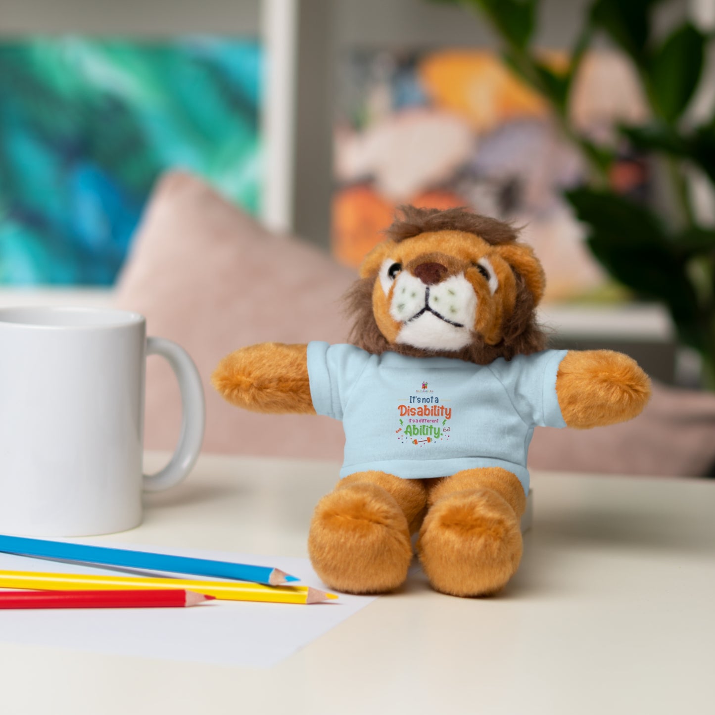 It's a Different Ability Stuffed Animals with Tee