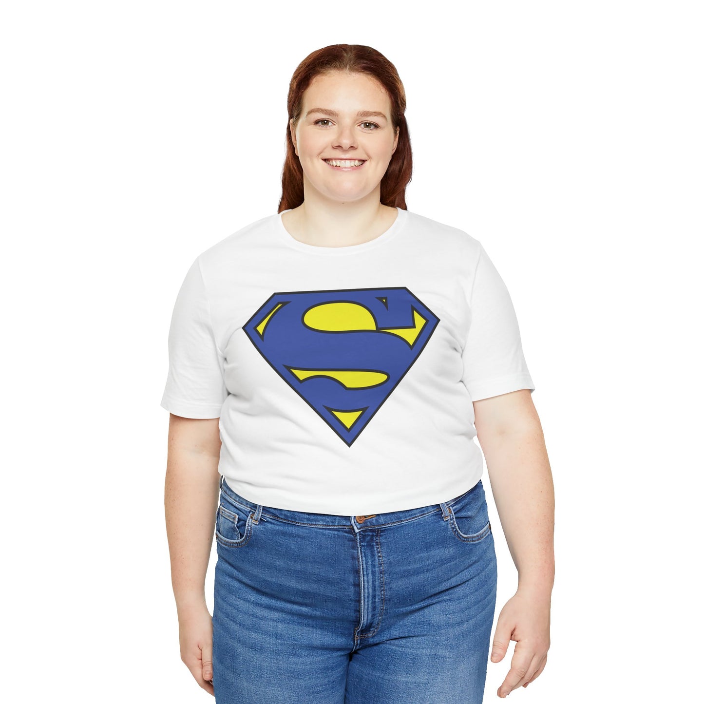 Down Syndrome Awareness Superman Tee: Super Strength, Super Pride - Unisex Jersey Short Sleeve Tee