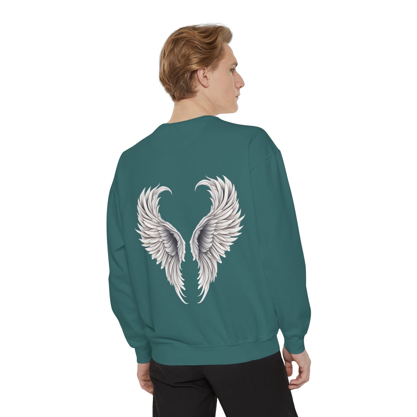 Angels on Earth are Disguised as Special Education Teachers Unisex Garment-Dyed Sweatshirt