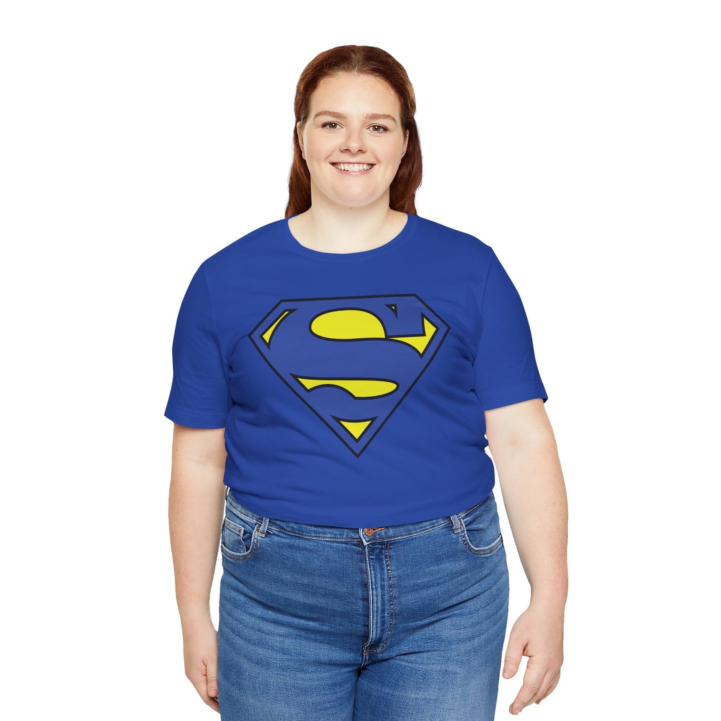 Down Syndrome Awareness Superman Tee: Super Strength, Super Pride - Unisex Jersey Short Sleeve Tee