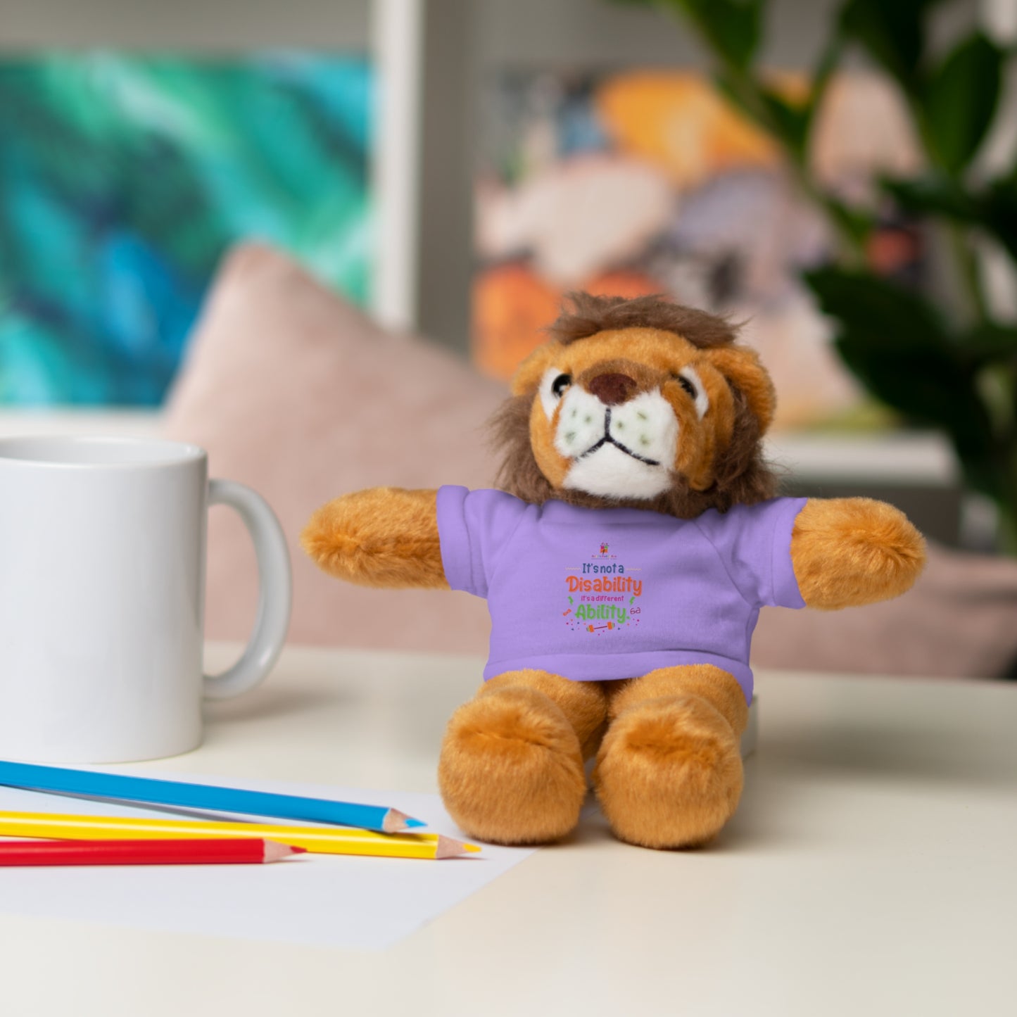 It's a Different Ability Stuffed Animals with Tee