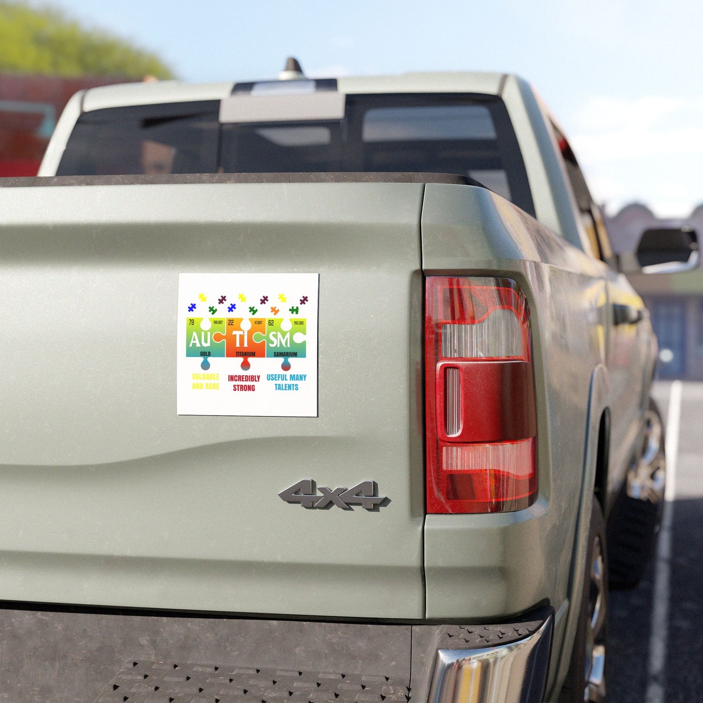 Autism Awareness Car Magnets - Show Your Support for Valuable Talents