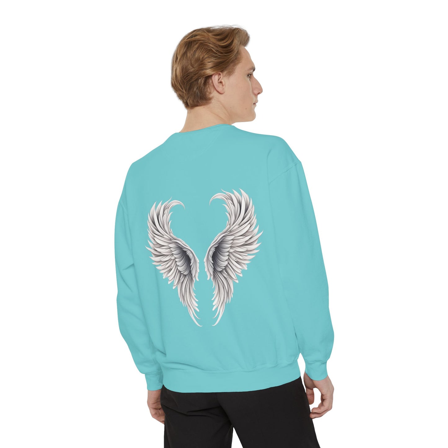 Angels on Earth are Disguised as Special Education Teachers Unisex Garment-Dyed Sweatshirt
