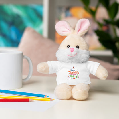 It's a Different Ability Stuffed Animals with Tee