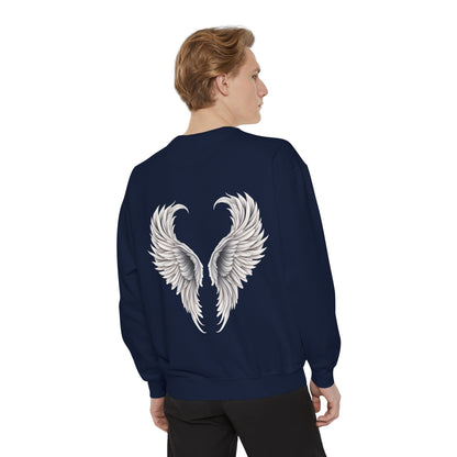 Angels on Earth are Disguised as Special Education Teachers Unisex Garment-Dyed Sweatshirt