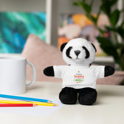 It's a Different Ability Stuffed Animals with Tee
