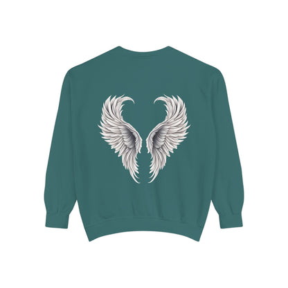 Angels on Earth are Disguised as Special Education Teachers Unisex Garment-Dyed Sweatshirt