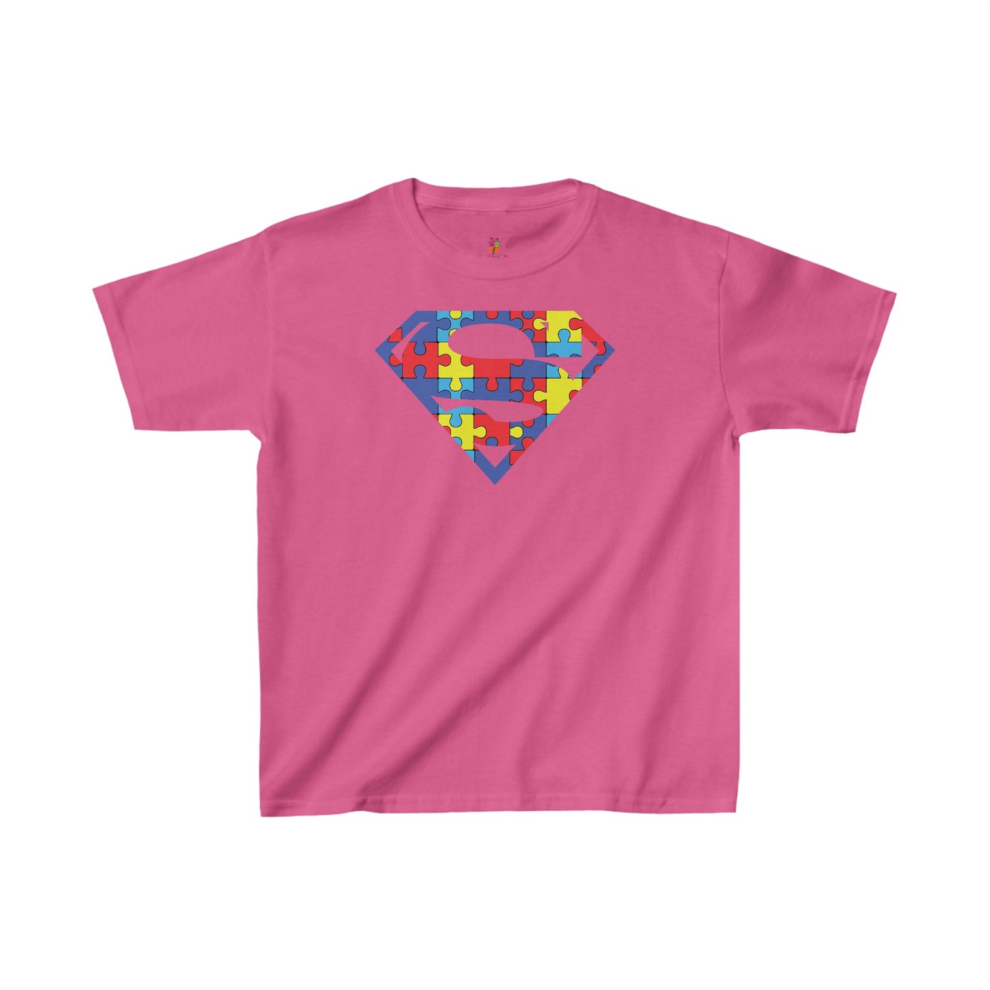 Autism Awareness Superman Tee: Embrace Your Super Strength - Kids Heavy Cotton™ Tee