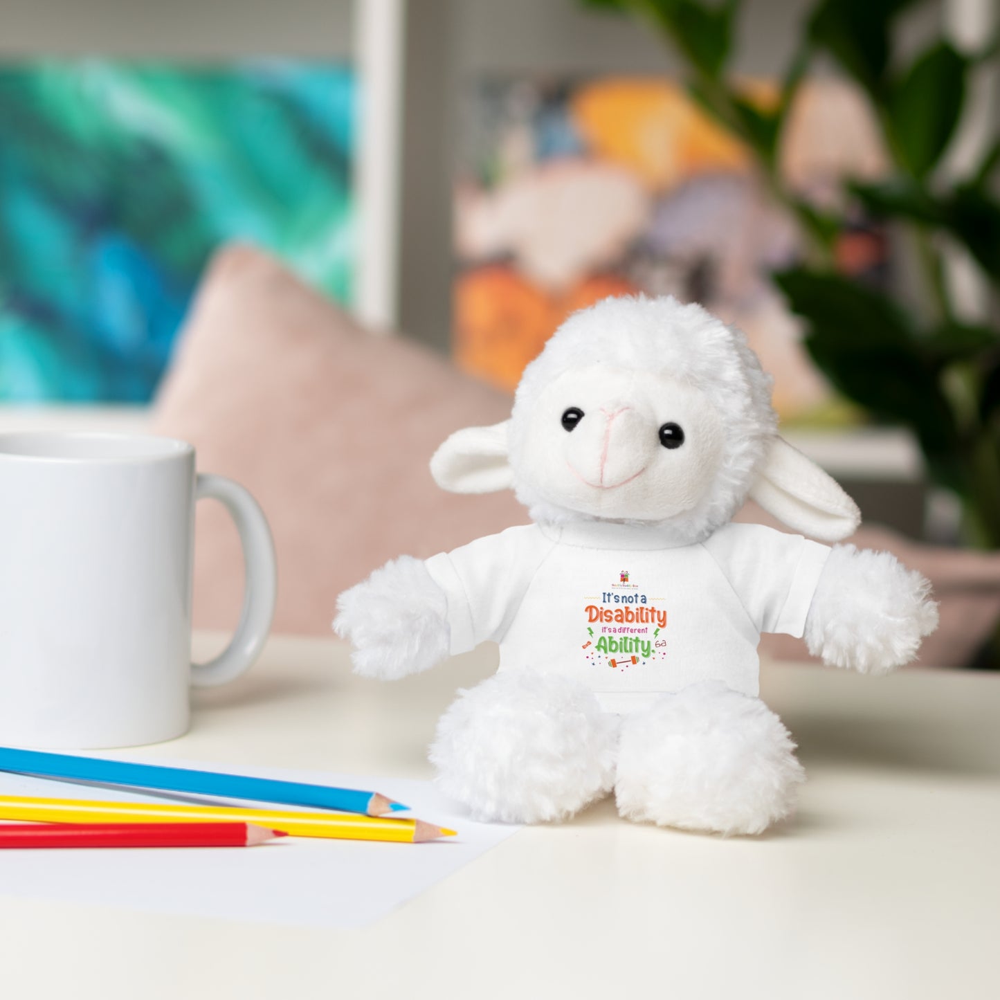 It's a Different Ability Stuffed Animals with Tee
