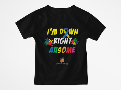 I’m Down Right Ausome Kids Tee 💛💙❤️