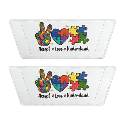 Colorful Puzzle Design Youth Sandals - Fun & Accepting Footwear